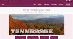 Desktop Screenshot of misstennesseeusa.com